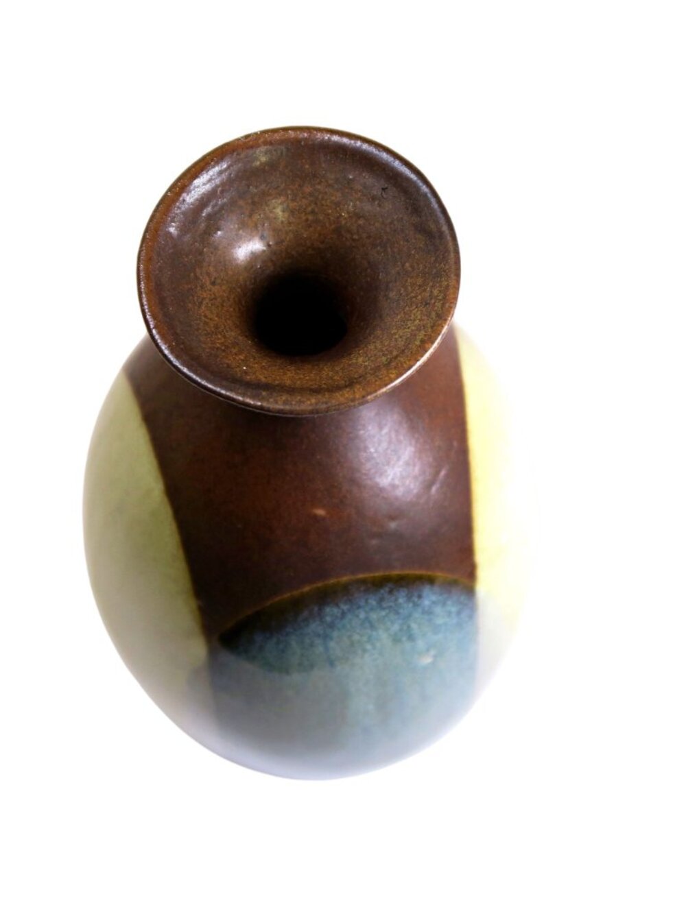 Pottery Craft 8" Handcrafted Stoneware Vase - Midcentury Modern Home Decor - USA - Picture 4 of 6